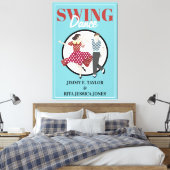 Swing-Tanz Leinwanddruck (Insitu (Schlafzimmer))