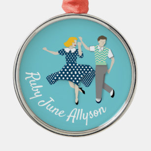Swing-Tanz Ornament Aus Metall