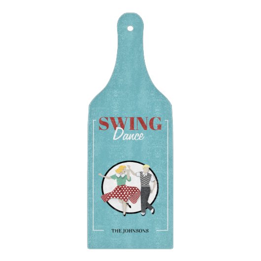 Swing-Tanz Schneidebrett (Vorderseite)