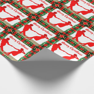 Swing Tänzer mit Garland Trim Weihnachten Geschenkpapier