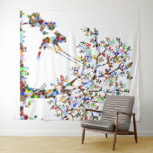 Swing-Tapestry Wandteppich (Beispiel (Horizontal))