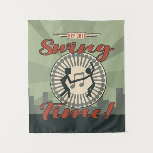 Swing Time Era Wandteppich (Vorderseite)