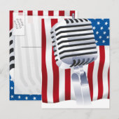 Swing wenn Sie Ihre singenden USA Postkarte (Vorne/Hinten)