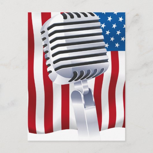 Swing wenn Sie Ihre singenden USA Postkarte (Vorderseite)