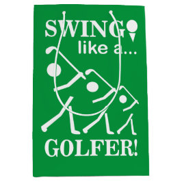 Swing wie ein Golfer Mittlere Geschenktüte