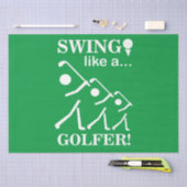 Swing wie ein Golfer Seidenpapier (Handwerk)