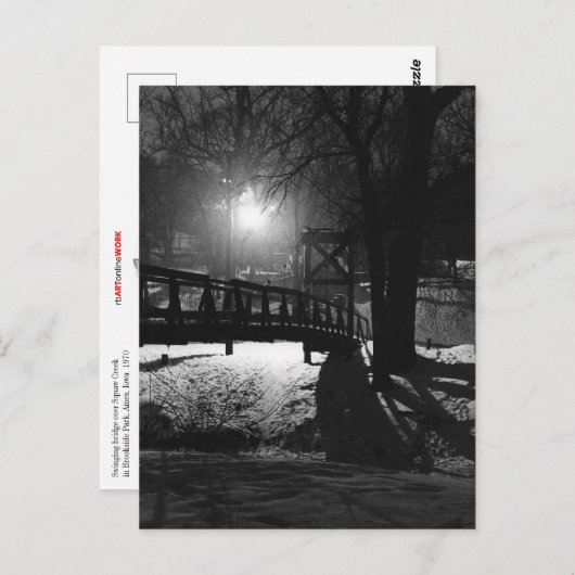 SwingBridge Postkarte (Vorne/Hinten)