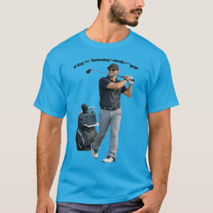Swingender Software-Ingenieur, der Golf spielt URM T-Shirt