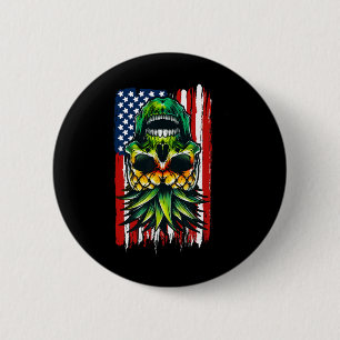 Swingendes Umgekehrtes Ananas-USA-Amerikanische Fl Button