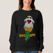 Swinger Halloween BooApple Boo Ananas Geist Männer Sweatshirt (Vorderseite)