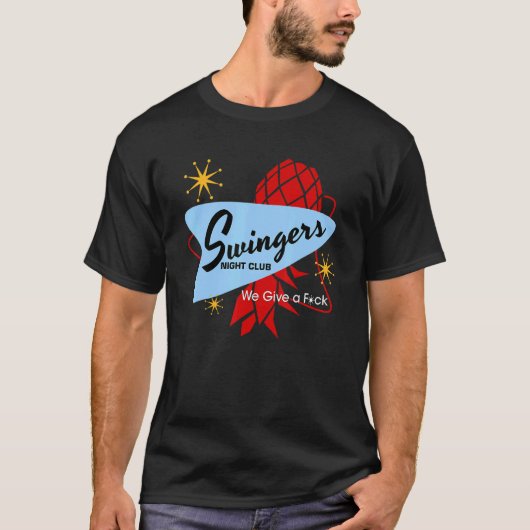 Swinger Lifestyle Upside Down Ananas Modernes i T-Shirt (Vorderseite)