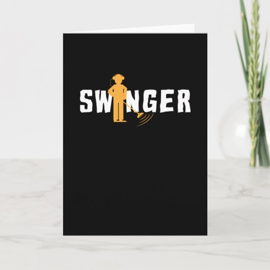 Swinger Metal Detector Karte (Vorderseite)