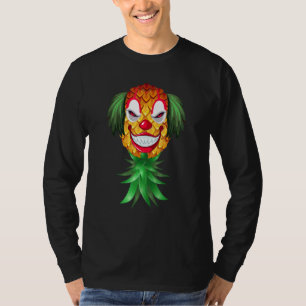 Swinger Umgedreht Ananas Gruseliger Clown Hallowee T-Shirt