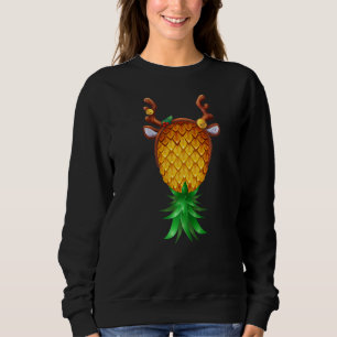 Swinger Updown Pineaple Xmas Reindeer Blitze Sweatshirt