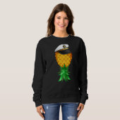 Swinger Upside Down Ananas Captain Sailor Hat S Sweatshirt (Vorne ganz)