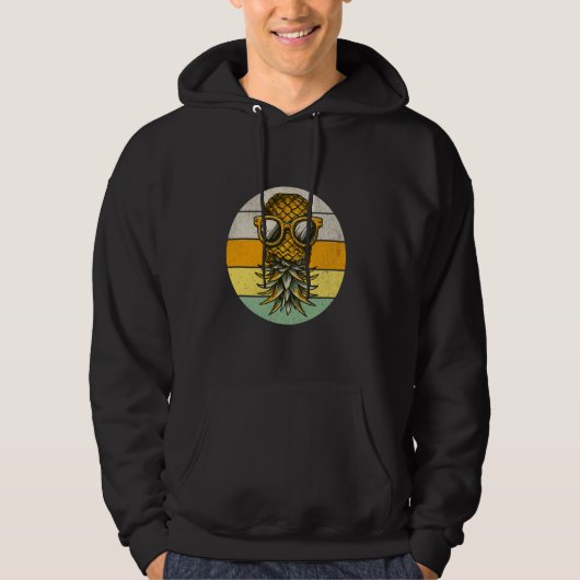 Swinger Upside Down Ananas Hoodie (Vorderseite)