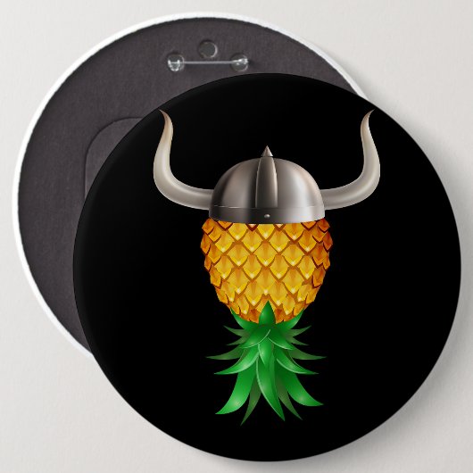 Swinger Upside Down Anaple Viking King Hat Button (Vorne & Hinten)