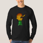 Swinger Upside Down Dabbing Pineapple for Women Me T-Shirt (Vorderseite)