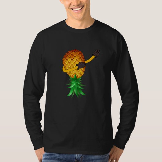Swinger Upside Down Dabbing Pineapple for Women Me T-Shirt (Vorderseite)