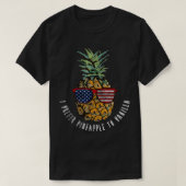 Swingers Lifestyle zieht Ananas dem Vanillespass v T-Shirt (Design vorne)