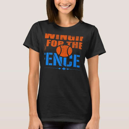 Swingfor the Fences Baseball Niedlich Meme 1 T-Shirt (Vorderseite)