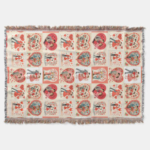 Swingin' Sixties Valentine Patchwork Decke