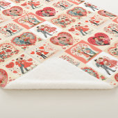 Swingin' Sixties Valentine Patchwork Sherpadecke (3/4)