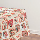 Swingin' Sixties Valentine Patchwork Tischdecke (Beispiel)