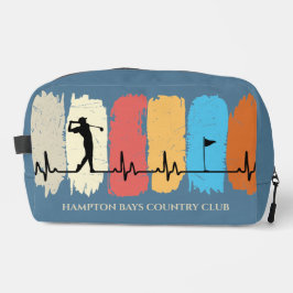 Swingin' Style: Retro Golf Custom Dopp Kit Waschbeutel