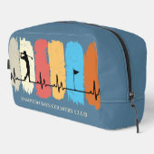 Swingin' Style: Retro Golf Custom Dopp Kit Waschbeutel (Rechte Ecke)