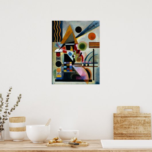 Swinging, berühmtes Gemälde von Kandinsky, Poster (Küche)