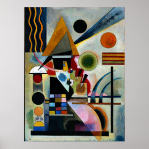 Swinging, berühmtes Gemälde von Kandinsky, Poster