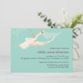 Swinging-Brautparty-Karte Einladung (Stehend Vorderseite)