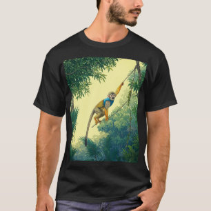 Swinging Eichhörnchen Monkey Dschungel T - Shirt