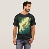 Swinging Eichhörnchen Monkey Dschungel T - Shirt (Vorne ganz)