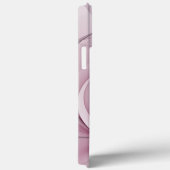 Swinging Fraktal, Moderne Abstrakte Berry Pink Art Case-Mate iPhone Hülle (Rückseite / Rechts)