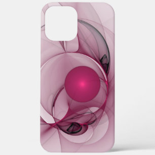 Swinging Fraktal, Moderne Abstrakte Berry Pink Art Case-Mate iPhone Hülle