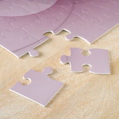 Swinging Fraktal, Moderne Abstrakte Berry Pink Art Puzzle (Seite)