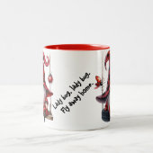 Swinging Ladybug Gnomes Keramik Tasse (Mittel)