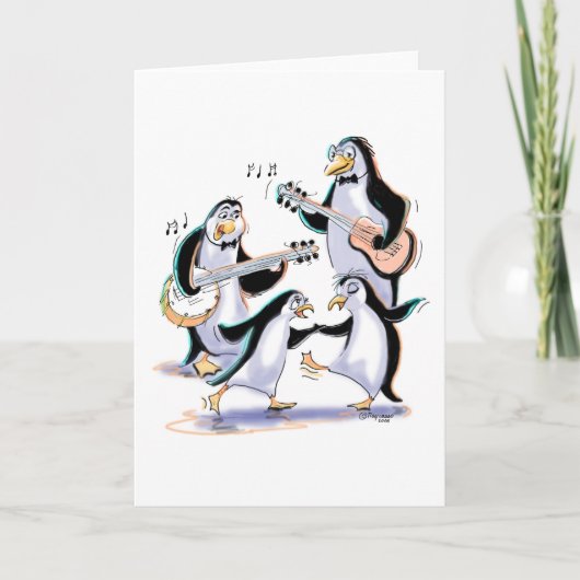 sWiNgInG pEnGuInS Karte (Vorderseite)
