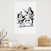 sWiNgInG pEnGuInS Poster (Küche)