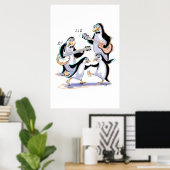 sWiNgInG pEnGuInS Poster (Heimbüro)