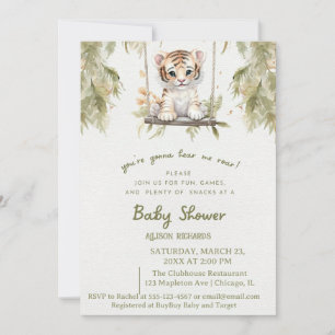 Swinging Safari: Wildes Abenteuer von Lion Cub Einladung