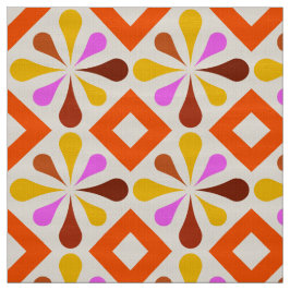 Swinging Sixties WOW! Retro-Gewebe Stoff