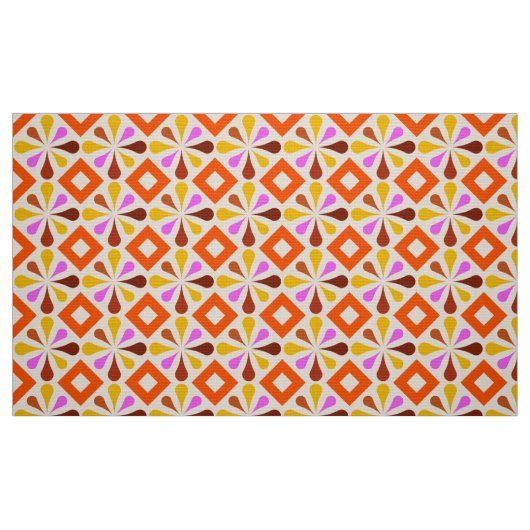 Swinging Sixties WOW! Retro-Gewebe Stoff (Fat Quarter (45,7 x 55,9 cm))