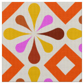 Swinging Sixties WOW! Retro-Gewebe Stoff (Nahaufnahme)