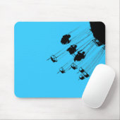 Swings and Roundabouts - Sky Blue Mousepad (Mit Mouse)