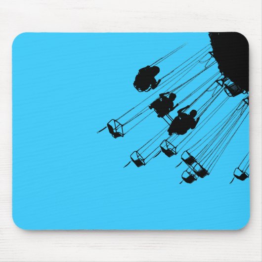 Swings and Roundabouts - Sky Blue Mousepad (Vorne)