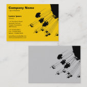 Swings and Roundabouts v2 - Amber Visitenkarte (Vorne/Hinten)