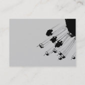Swings and Roundabouts v2 - Light Gray Visitenkarte (Rückseite)
